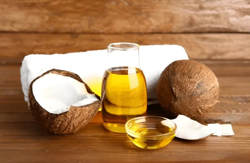 kitchen remedies for cracked heels - coconut oil